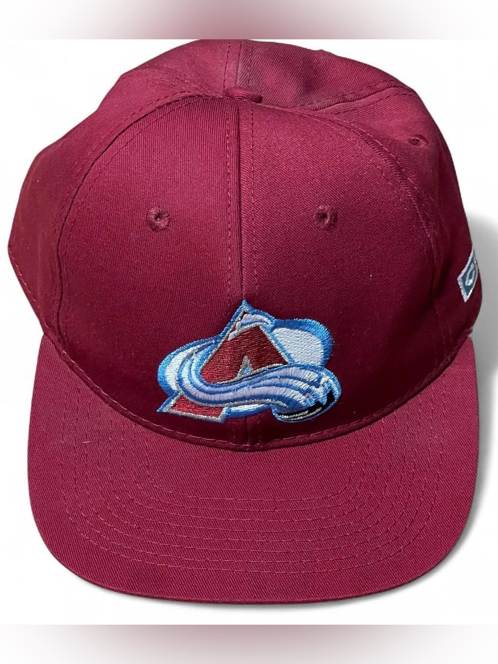 Colorado Avalanche CCM Hat NHL Adjustable Snap Back Patched Logo Cotton Maroon